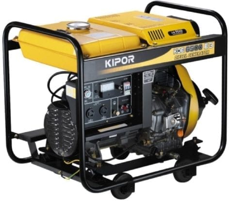 Генератор дизельний KIPOR 3 фази (220/380В), 5,5кВт, (KDE6500E3)